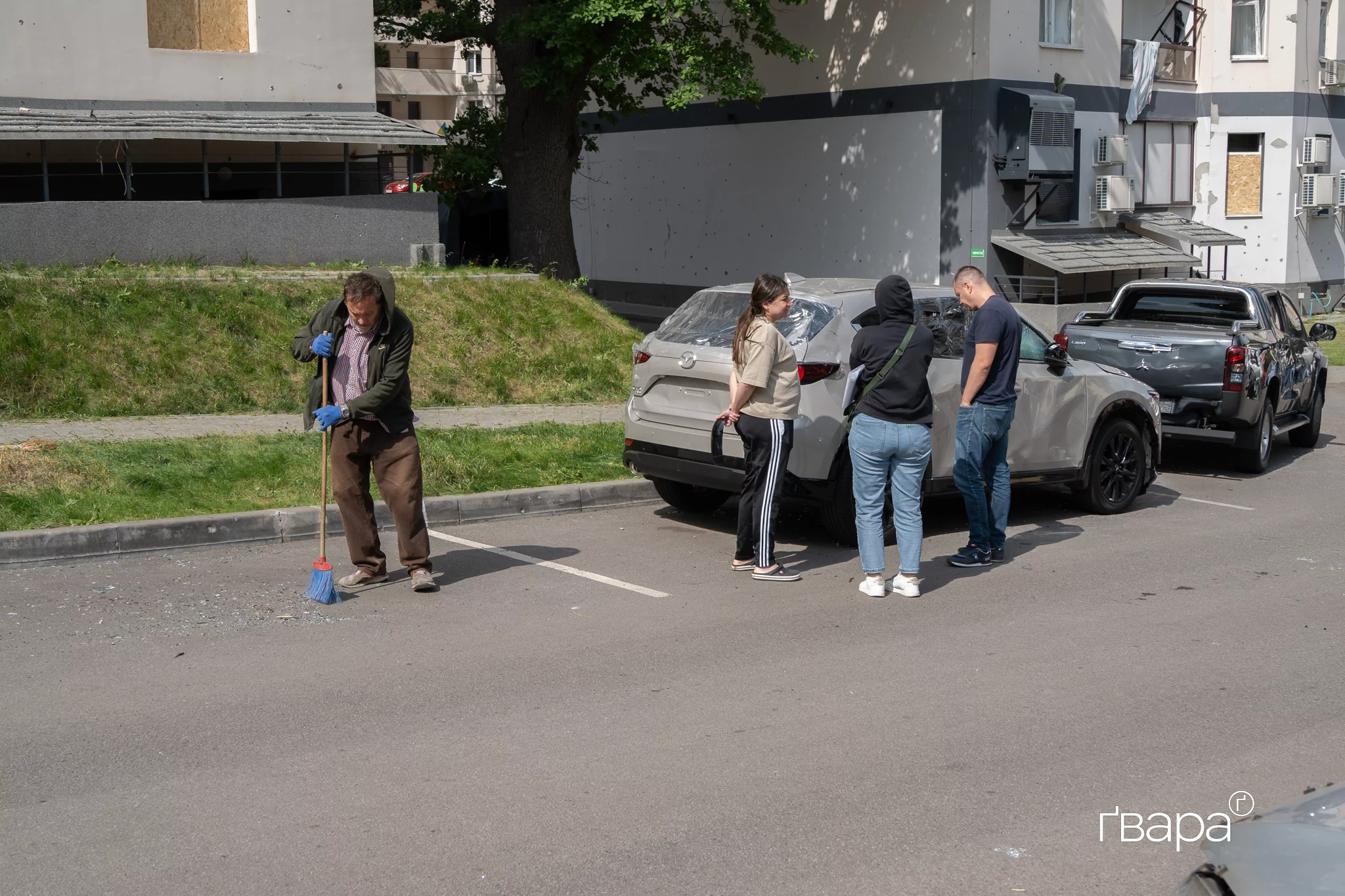 зображення до посту: Наслідки влучання безпілотників у Шевченківському районі — фото