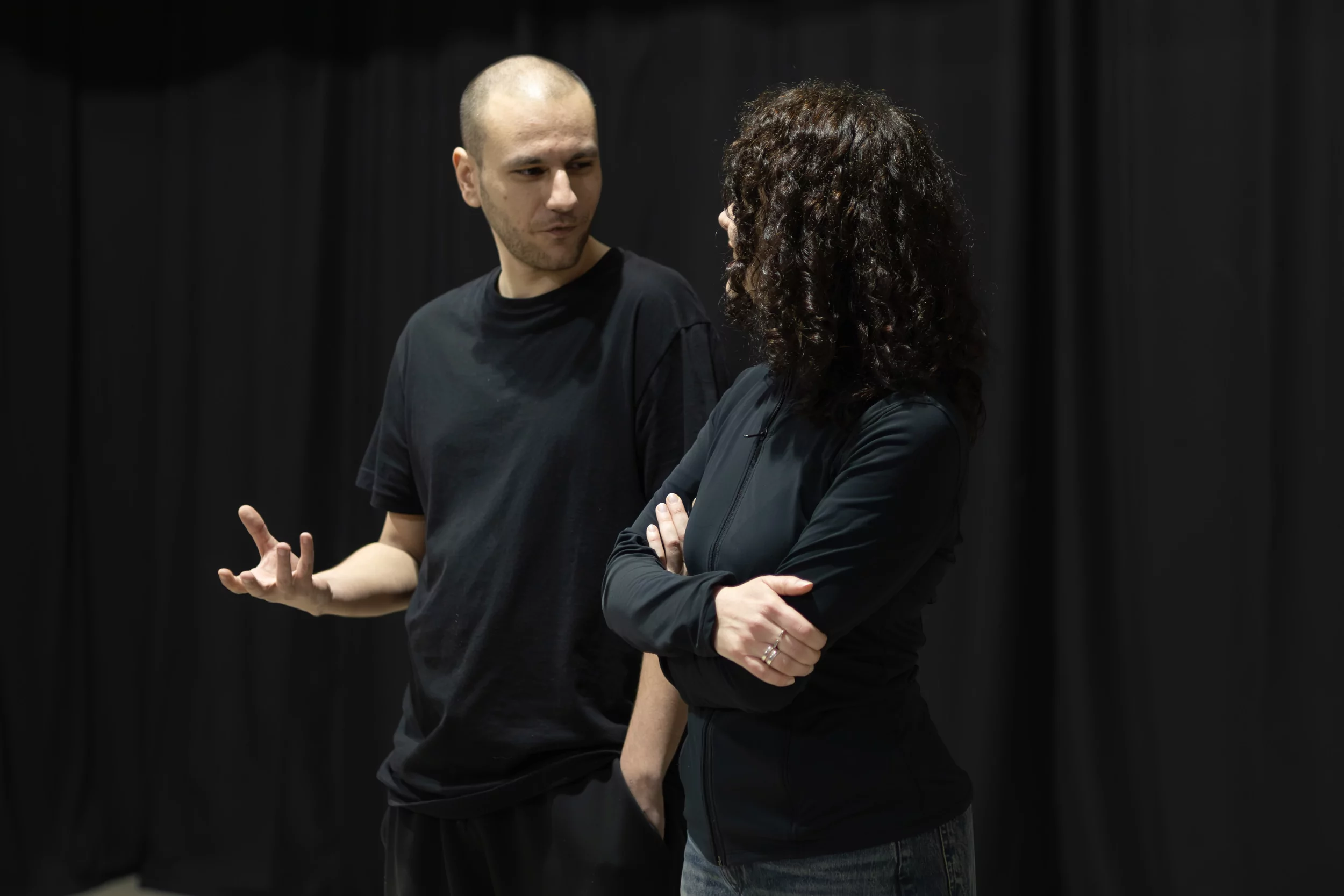 Alin Uberti and Liuba Ilnytska at Sonlab