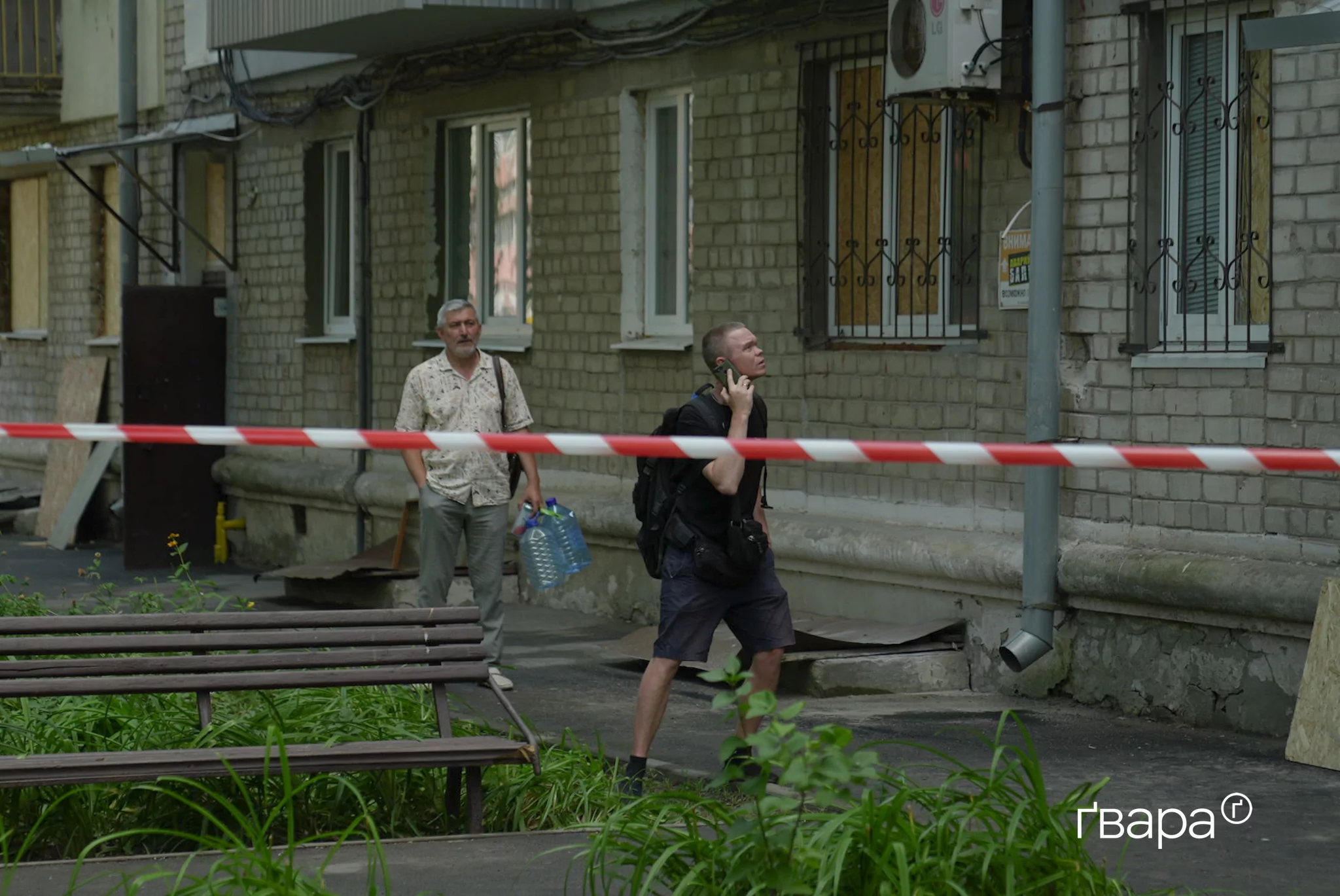 Наслідки обстрілу Київського району Харкова 26 липня