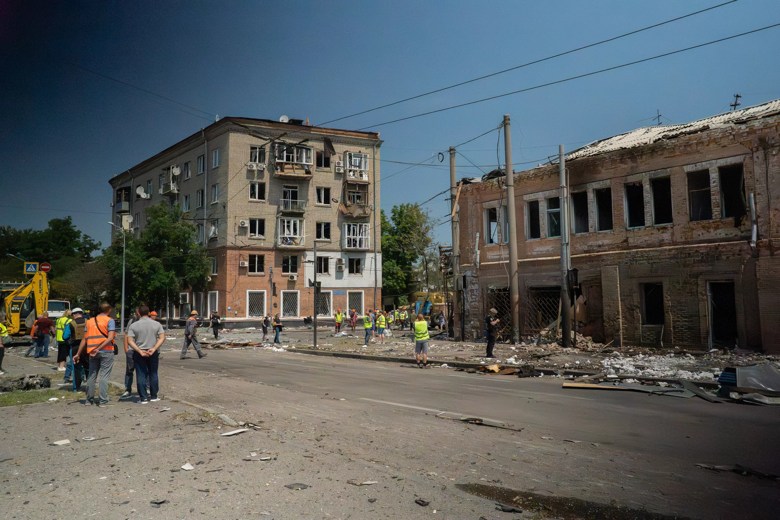 Consequences of Russian drone attack on Kholodnohirskyi district of Kharkiv. July 7, 2025