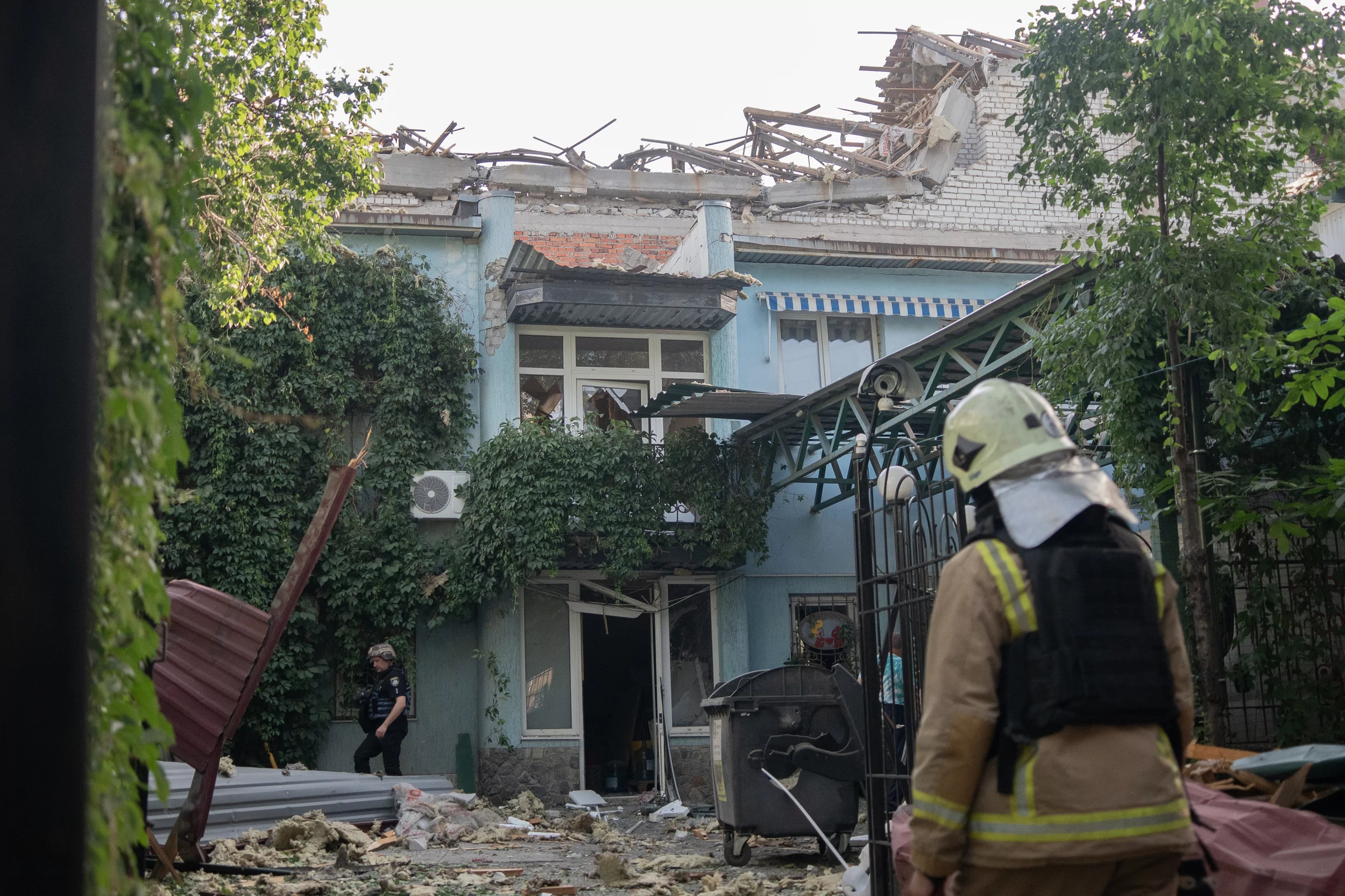 Consequences of Russian morning attack on Saltivskyi district of Kharkiv, July 11, 2025