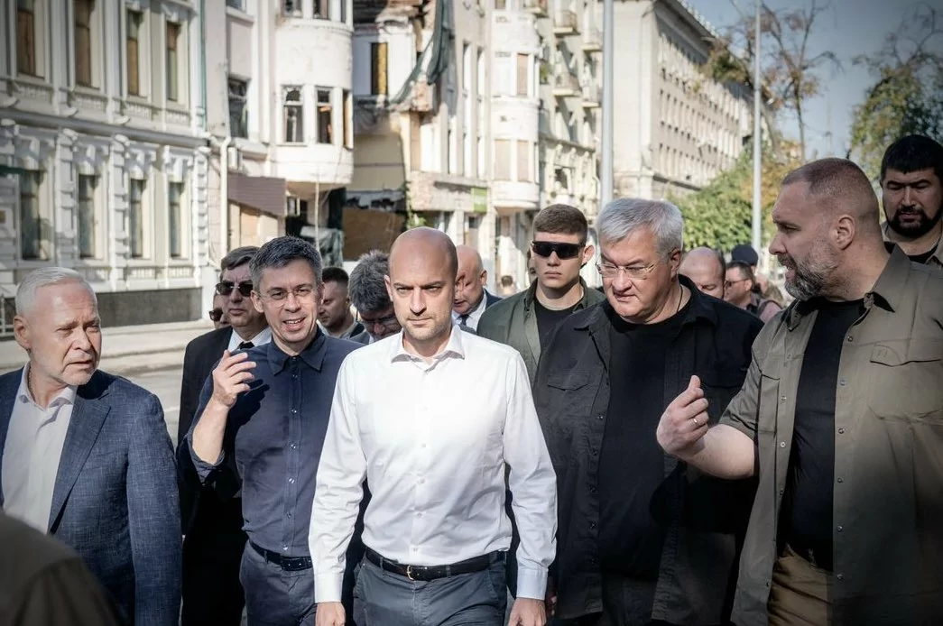 French minister of Foreign Affairs, Jean-Noël Barrot, visited Kharkiv along with Ukraine’s Foreign Affairs Andrii Sybiha