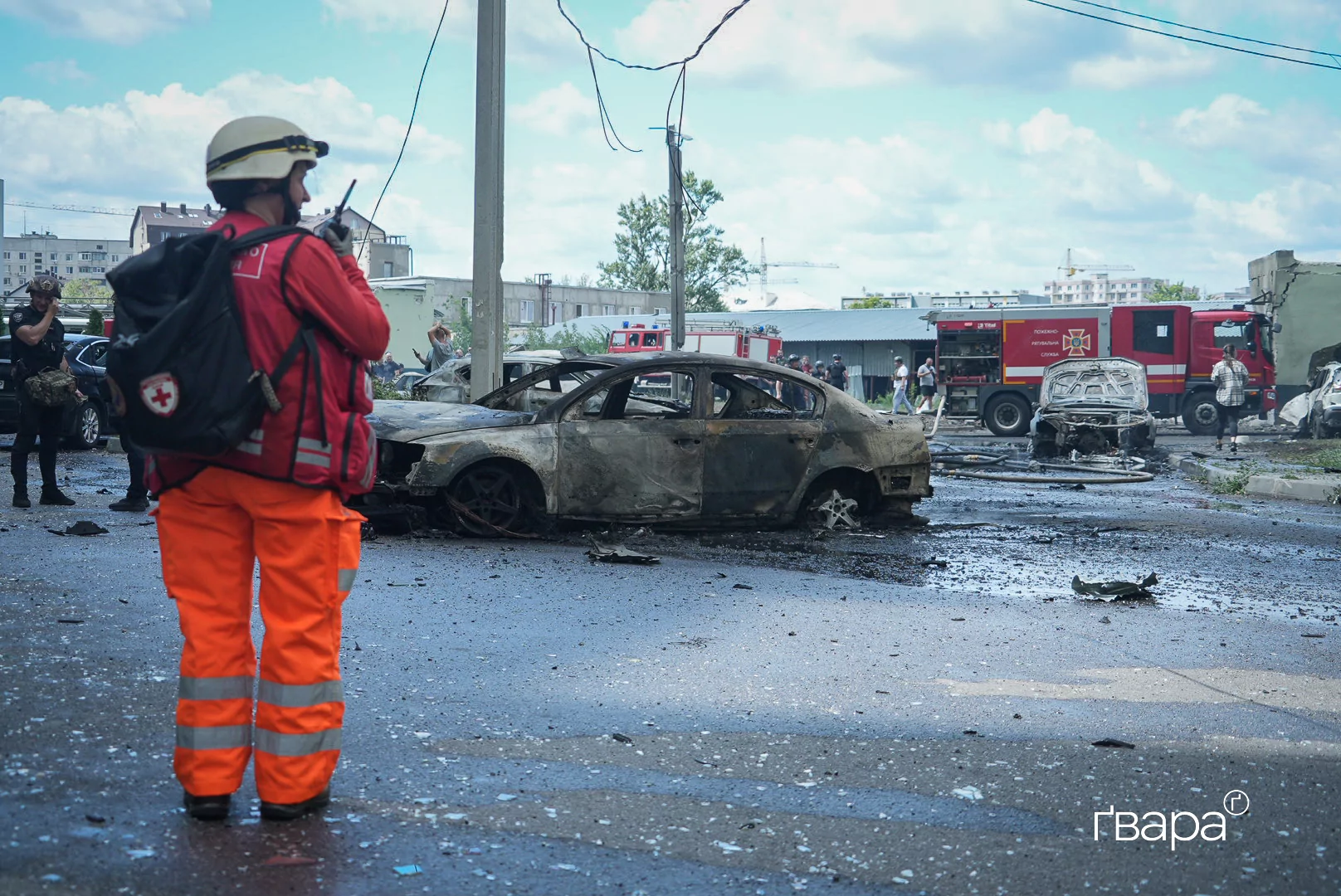 зображення до посту: Наслідки удару РФ по Шевченківському району Харкова — фото