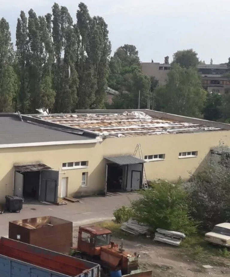 Склад харківської друкарні зазнав пошкоджень через негоду