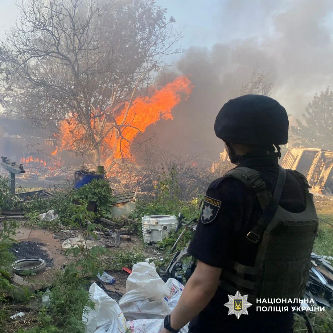 Damage in Kharkiv Oblast after Russian drone attack on July 15