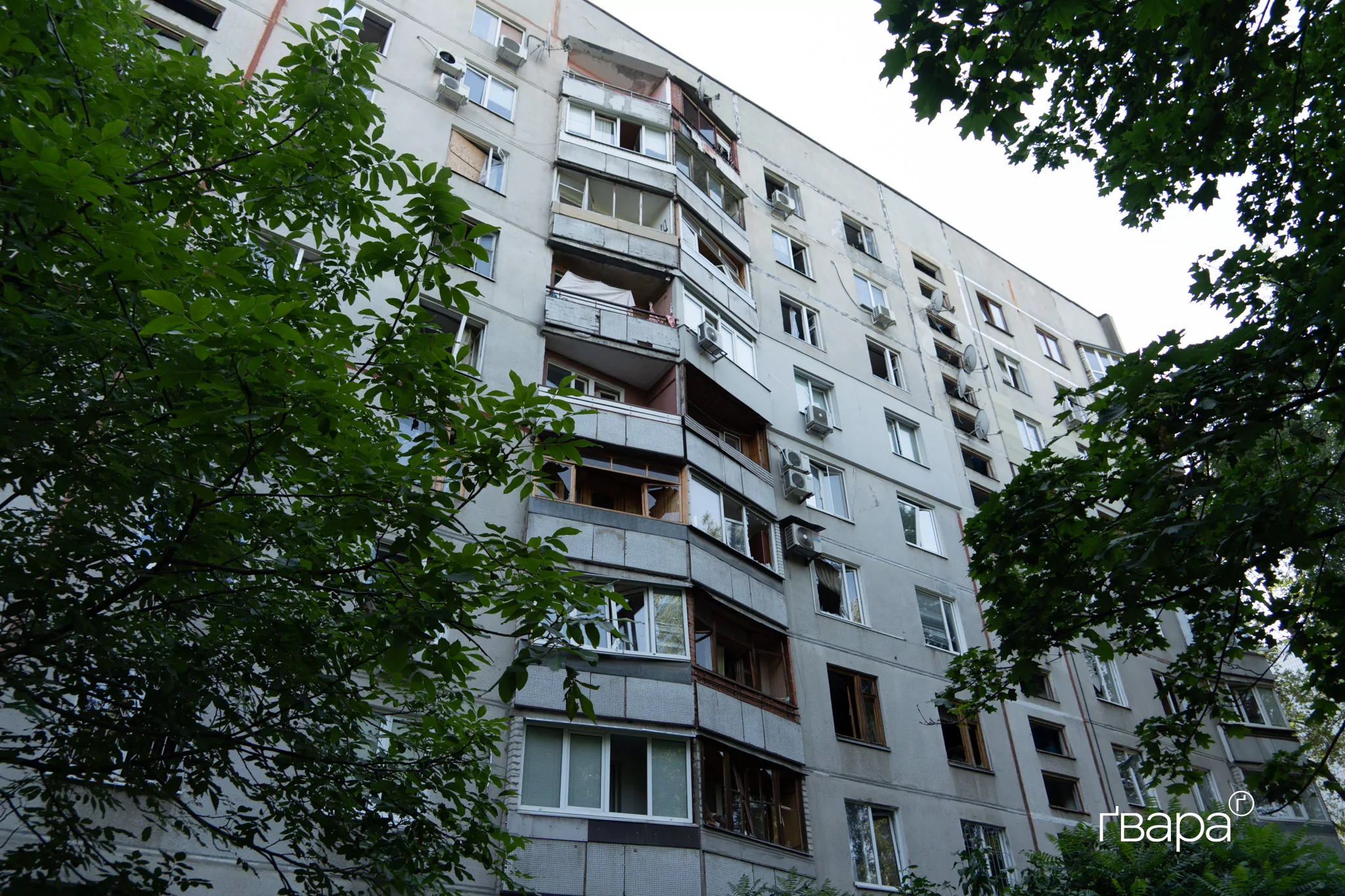 зображення до посту: Наслідки обстрілу Шевченківського та Слобідського районів Харкова — фото
