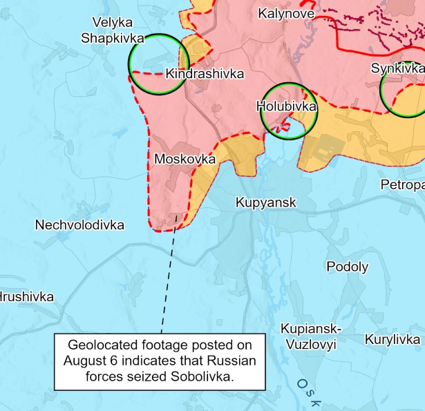 зображення до посту: Russian troops threaten to envelop Kupiansk while their sabotage groups enter the city