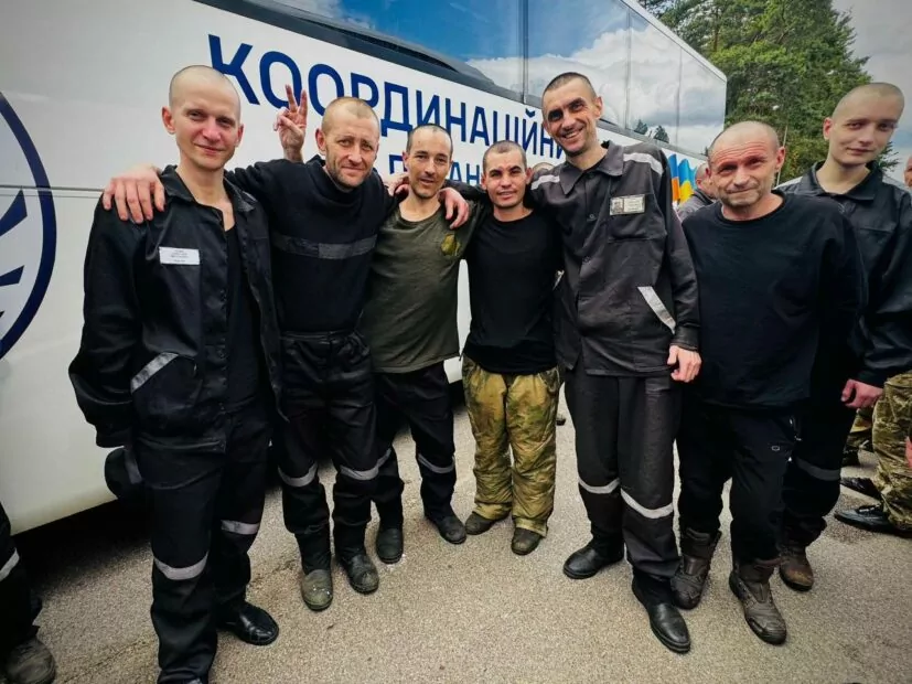 Residents of Kharkiv Oblast who have returned from captivity / photo: Oleh Syniehubov