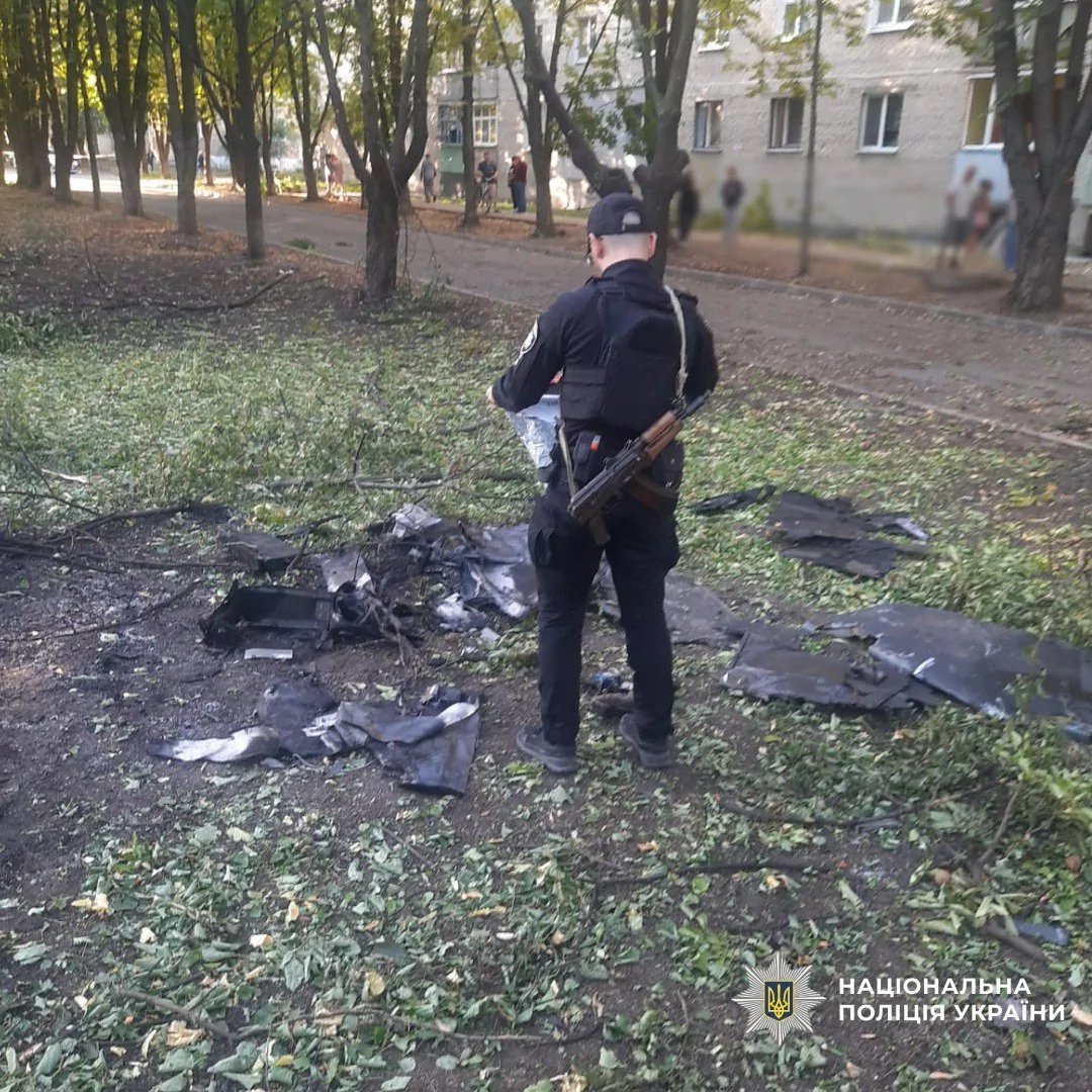 Russian attacks on Kharkiv Oblast at night on August 28