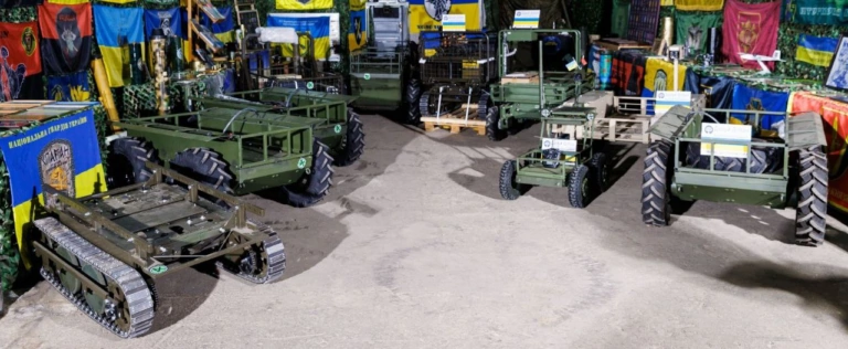На Харківському напрямку військові підрозділи отримали наземні роботизовані комплекси для евакуації поранених