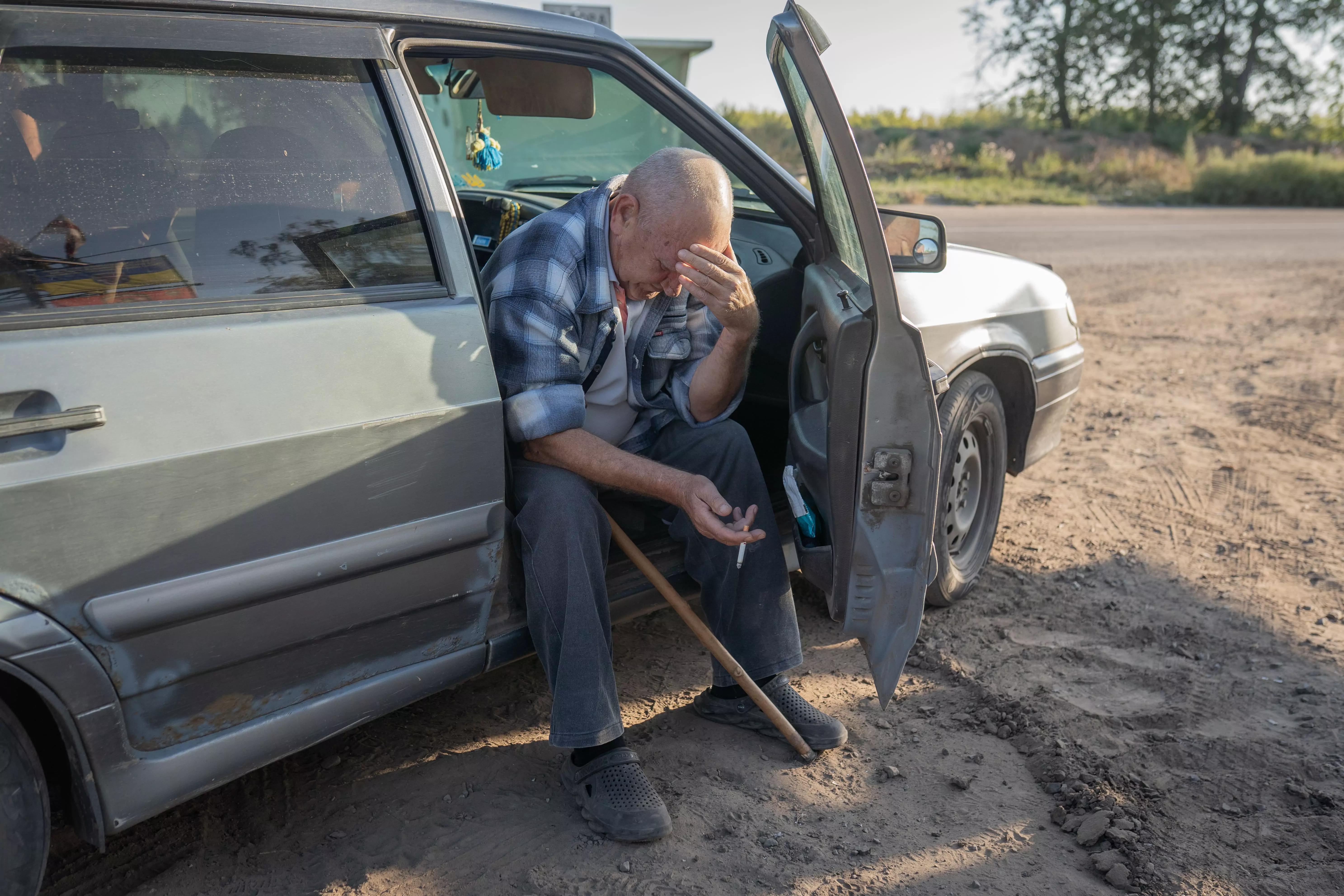 Evacuation from the Kupiansk district / Photo: Mykyta Kuznetsov, Gwara Media