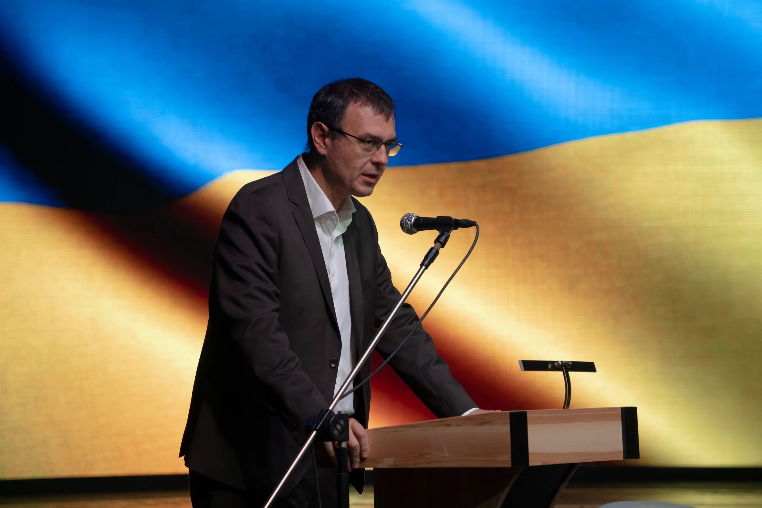 Danylo Hetmantsev on Forum of frontline cities and communities in Kharkiv on Sep. 18