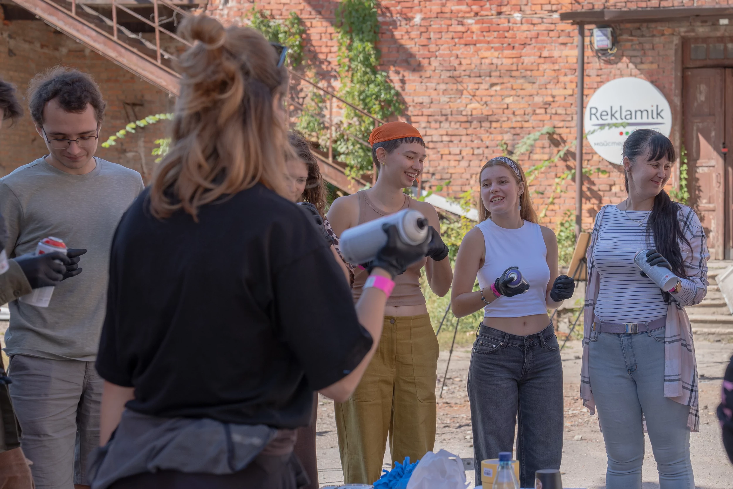 Street art workshop at Wall&Minds festival