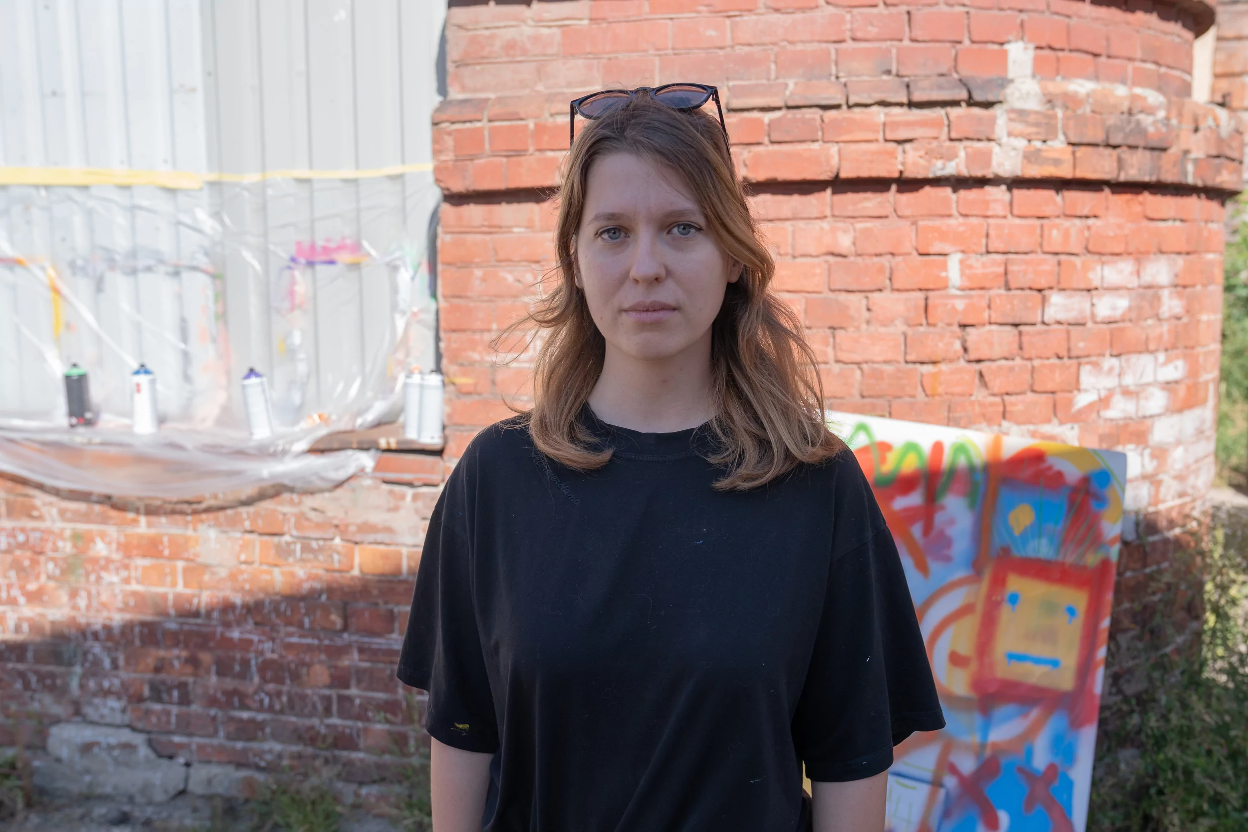 Iryna Vodolazhchenko, an artist and workshop curator at Wall&Minds festival