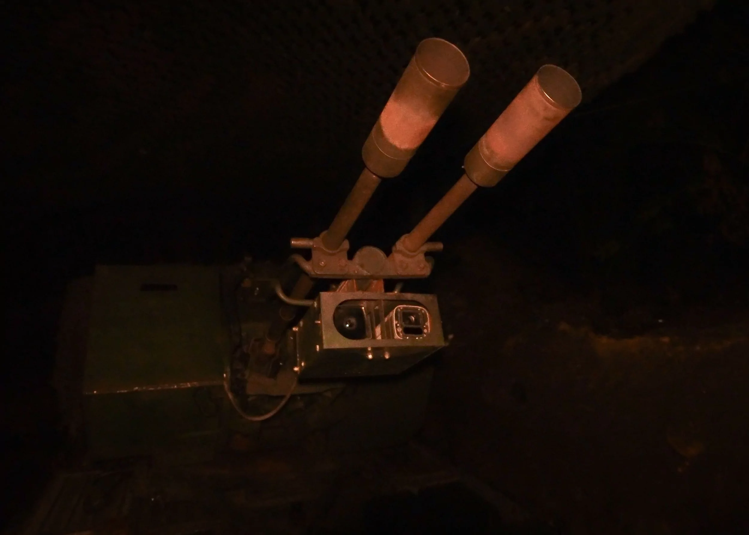 зображення до посту: Ukrainian mobile firing groups hunt for Russian Shaheds with guns unfit to efficiently down them