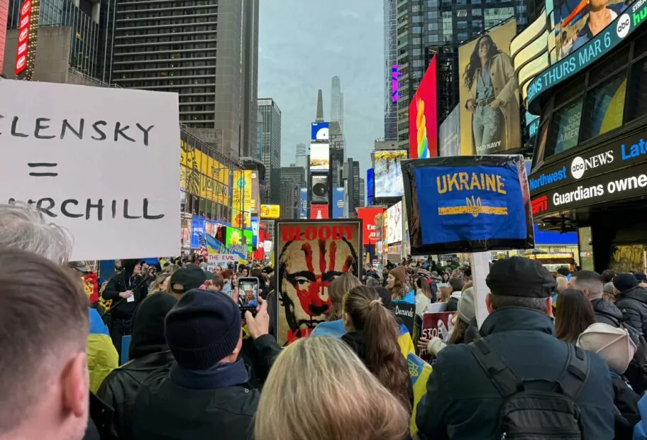 Pro-Ukrainian rally in New-York 
