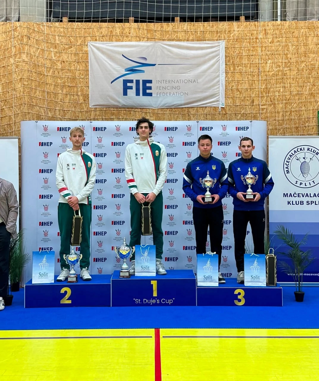 Roman Samoilov from Kharkiv won his first bronze medal fencing tournament in Croatia