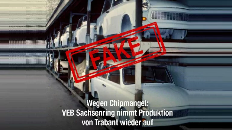 Фейк. Через нестачу чипів Німеччина повертається до виробництва автомобілів «Трабант»