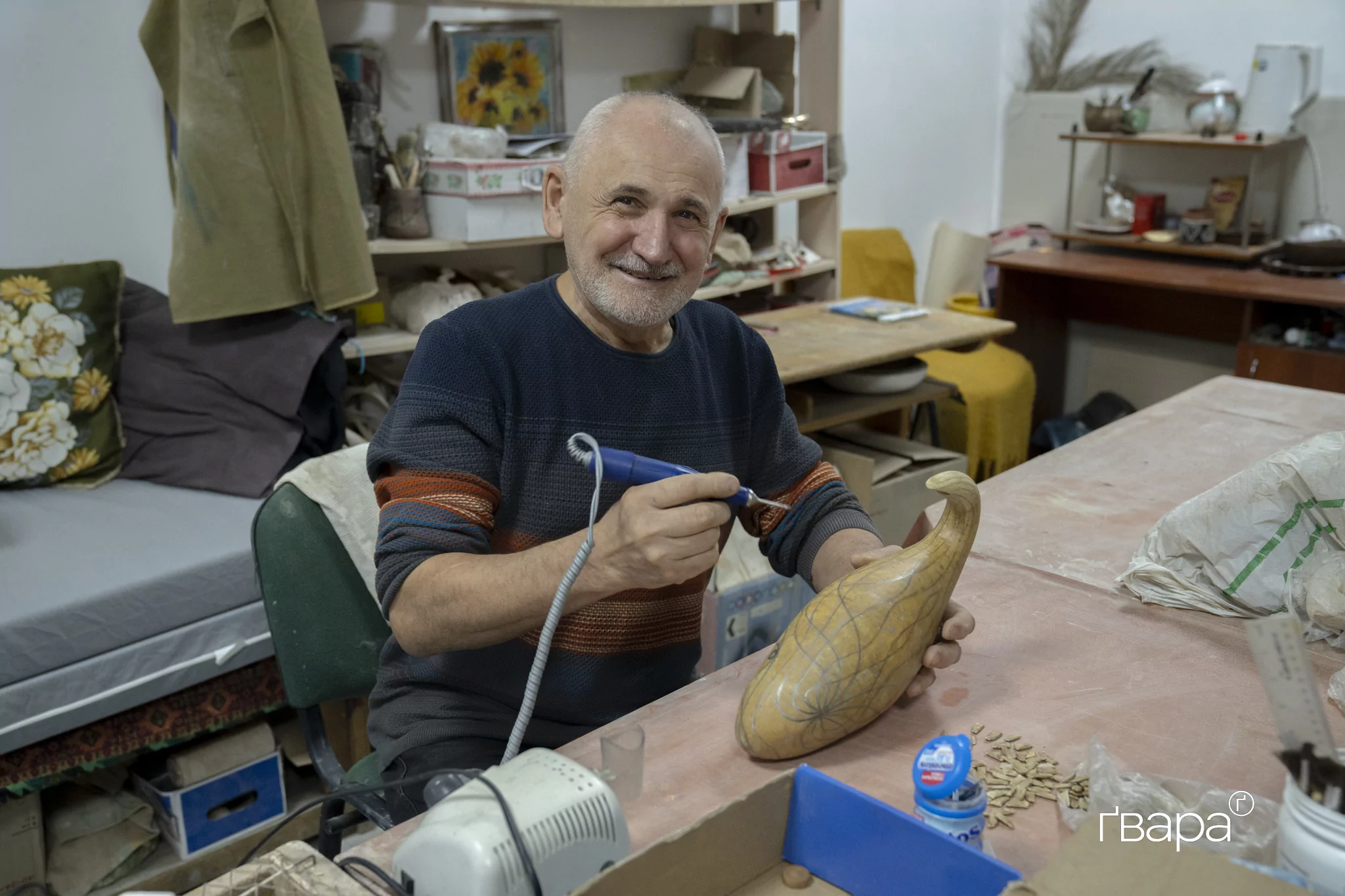 Рафік Рустамов за роботою