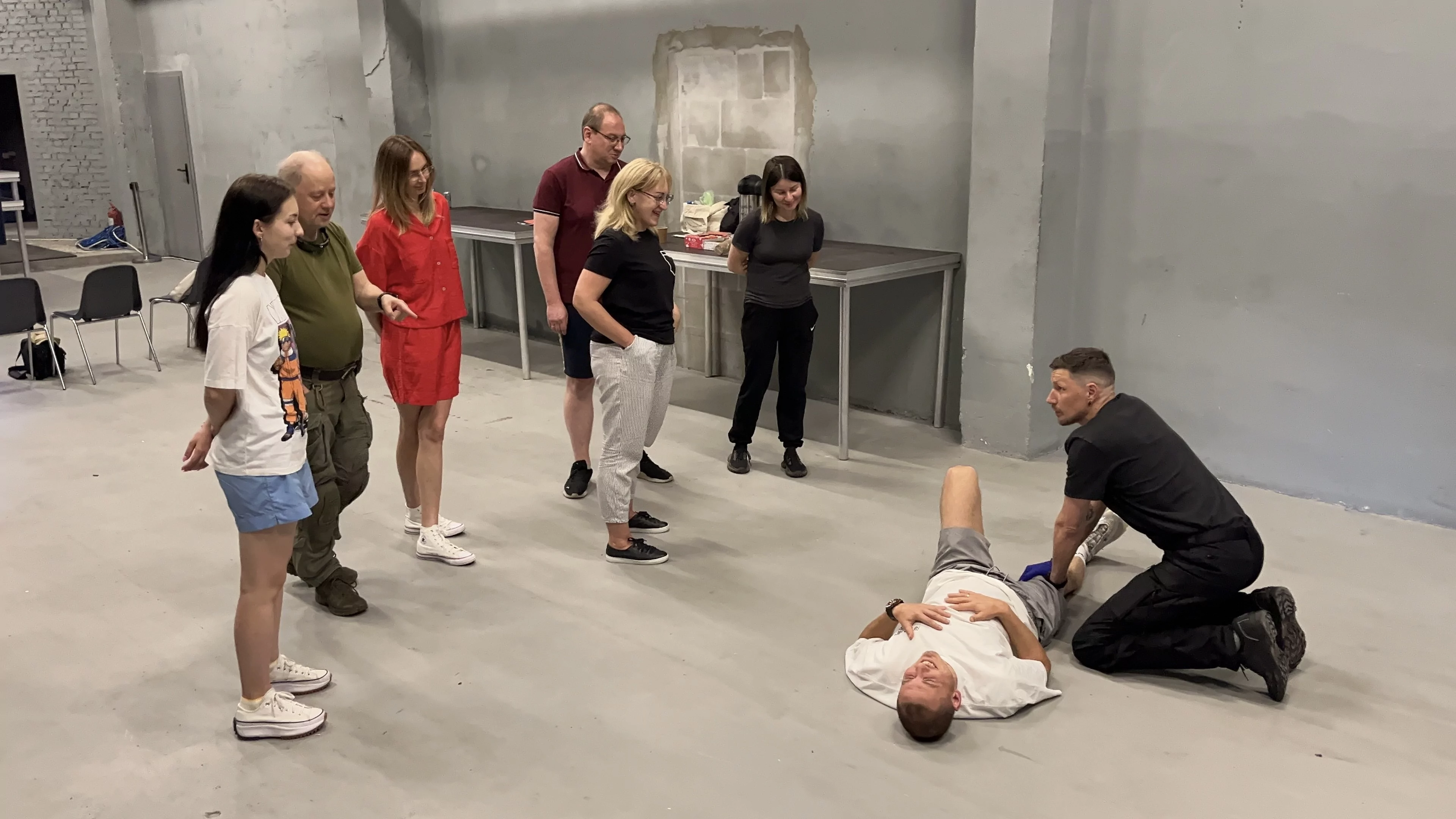 Журналістка Ґвара Медіа на тренінгу із зупинки кровотечі від «2402 Foundation»