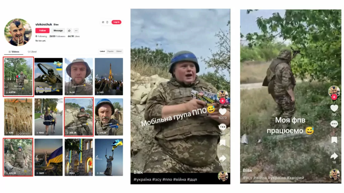 зображення до посту: Фейк. Відео з військовим ЗСУ, який з «ознаками психічного розладу» служить оператором БпЛА