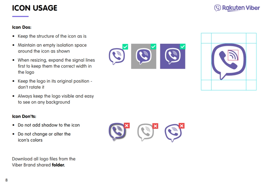 правила використання логотипу Viber
