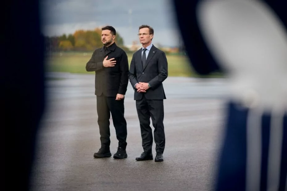 Зустріч Зеленського із прем'єр-міністром Швеції Крістерссоном 