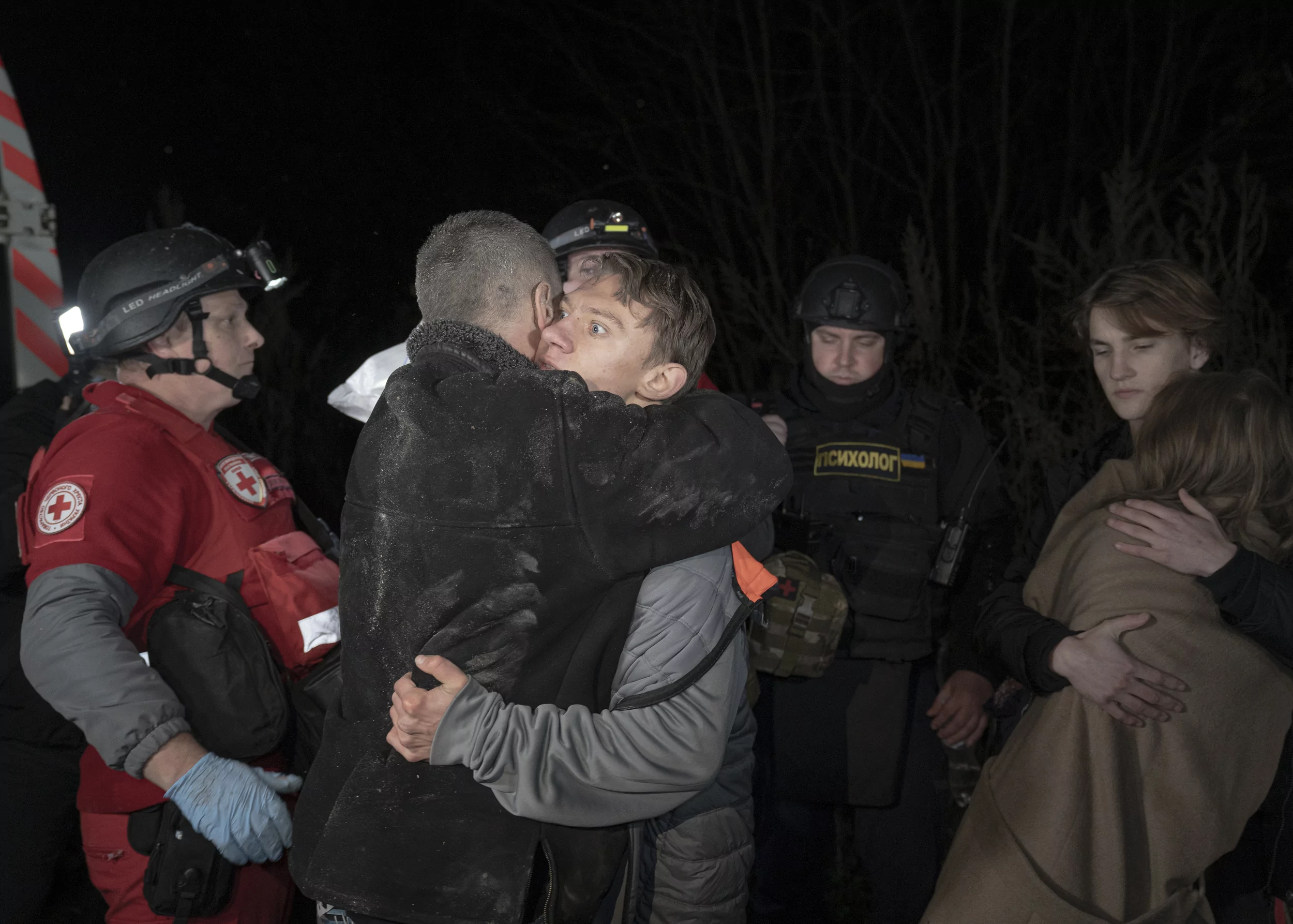 Kharkiv locals are waiting for the rescue operation to end to find out if their loved ones are alive after the Russian attack on Kharkiv