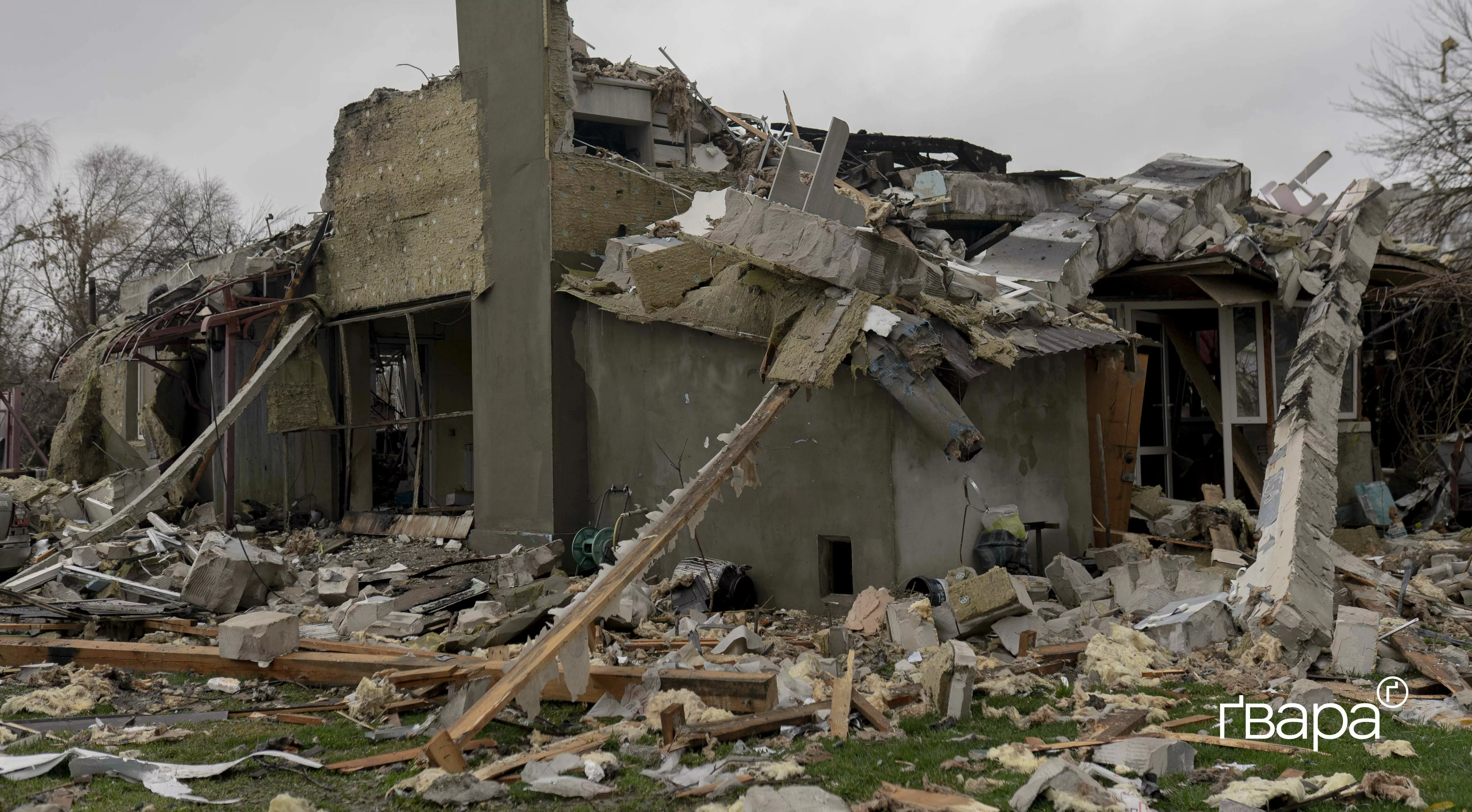 зруйнований будинок у Шевченківському районі