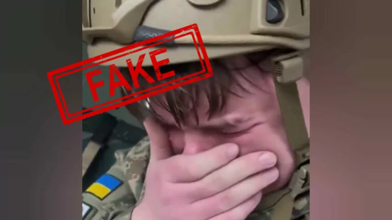Фейк. Відео з 23-річним військовим, якого проти волі мобілізували та відправили у Часів Яр