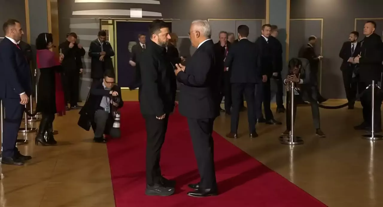 23 жовтня. Зеленський та Кошта перед засіданням Європейської Ради в Брюсселі