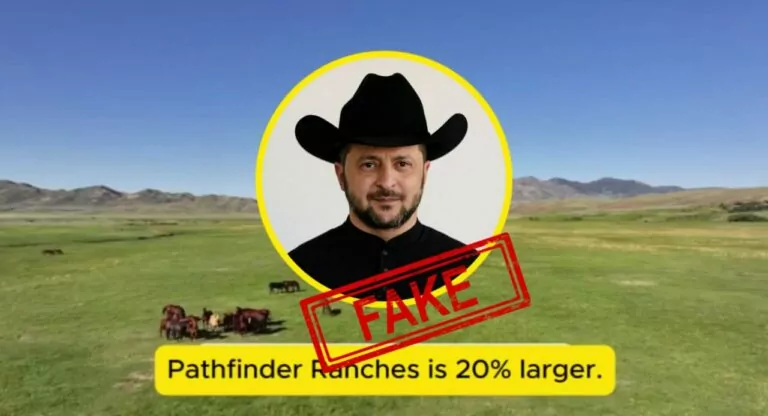 Фейк. Зеленський придбав ранчо у штаті Вайомінг