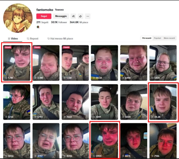 зображення до посту: Фейк. Відео з 23-річним військовим, якого проти волі мобілізували та відправили у Часів Яр