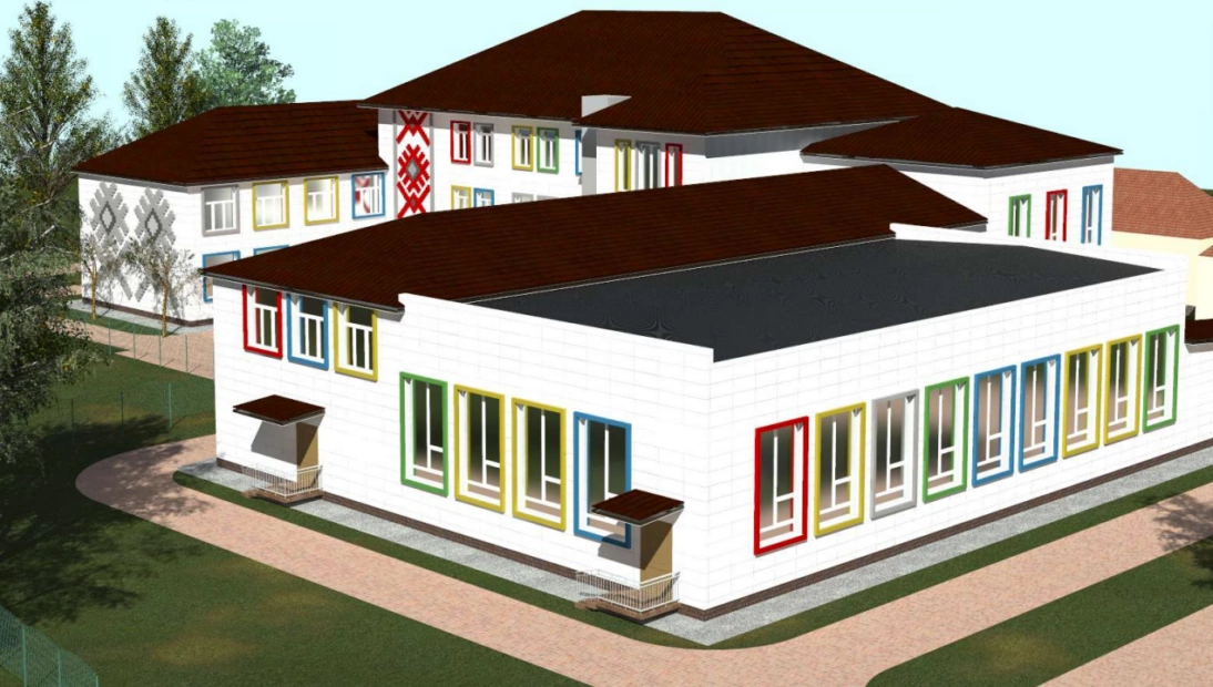 Дизайн-проєкт оновленого ліцею №2 у Чугуєві Ілюстрація: ХАЦ