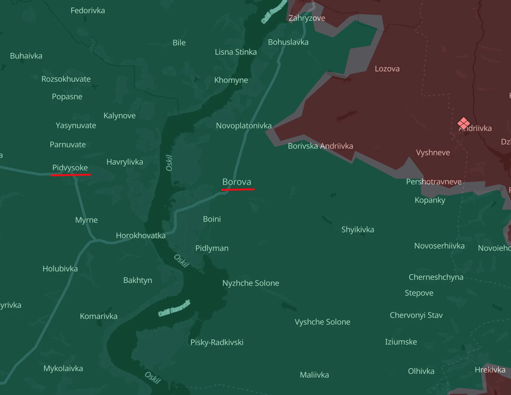Borova community and the current situation on the front line in the eastern Kharkiv oblast