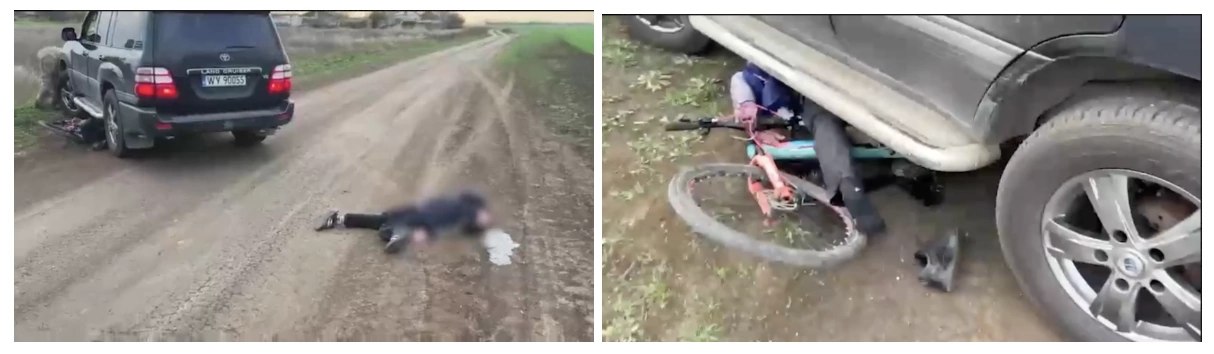 зображення до посту: Фейк. У Киселівці на Херсонщині співробітники ТЦК у гонитві за чоловіком збили на смерть його та сина