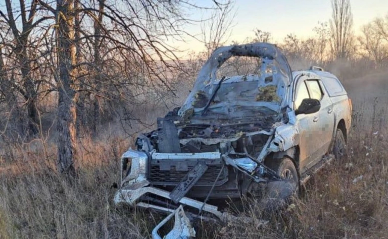 На Харківщині росіяни вдарили FPV-дроном по автомобілю газової служби