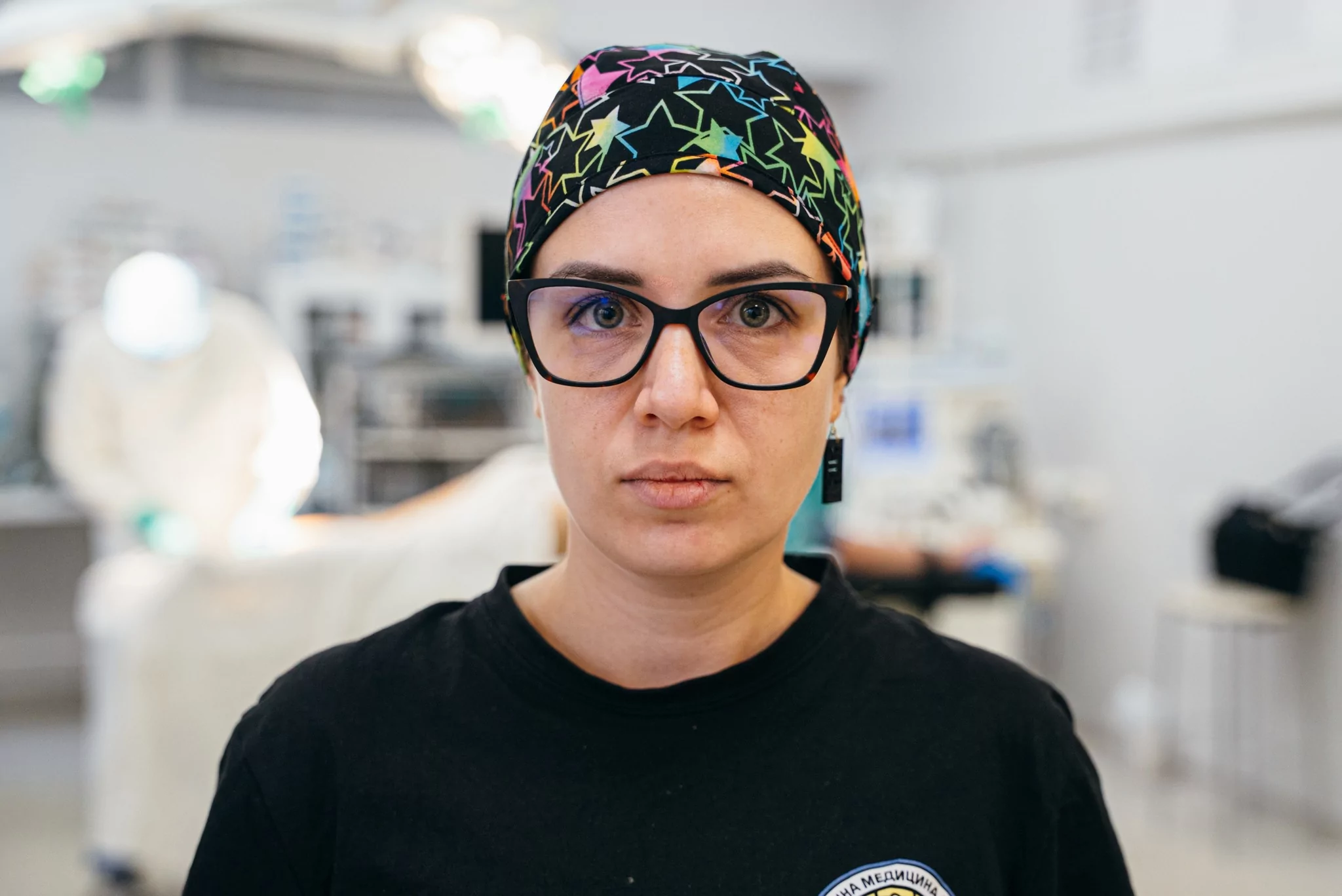 Oleksandra Nemensha, an anesthesiologist and a head of a frontline surgery group that worked on Kupiansk axis