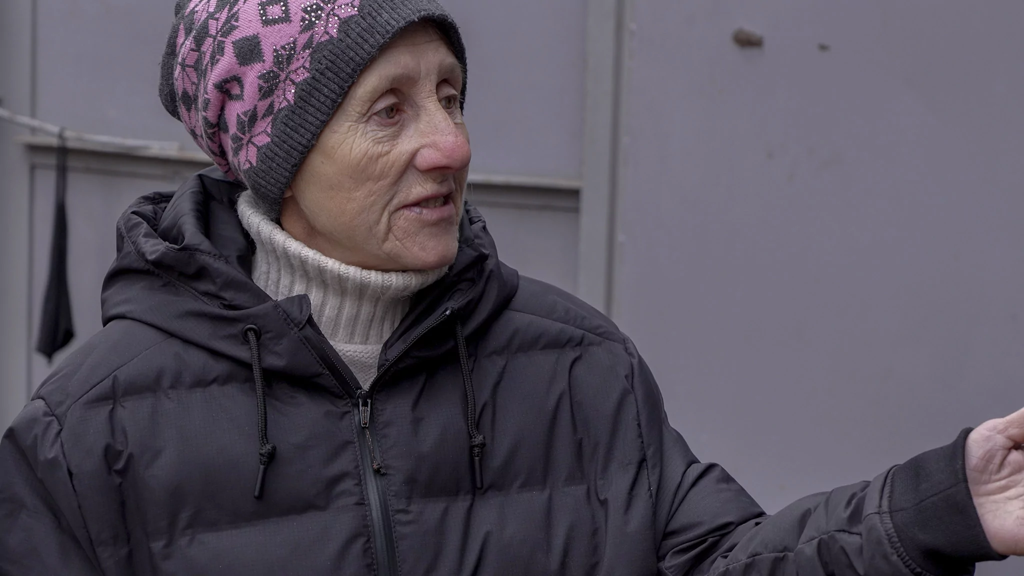 Liudmyla, a local resident of Kozacha Lopan. Slatyne, October 2025 / Photo: Polina Kulish, Gwara Media