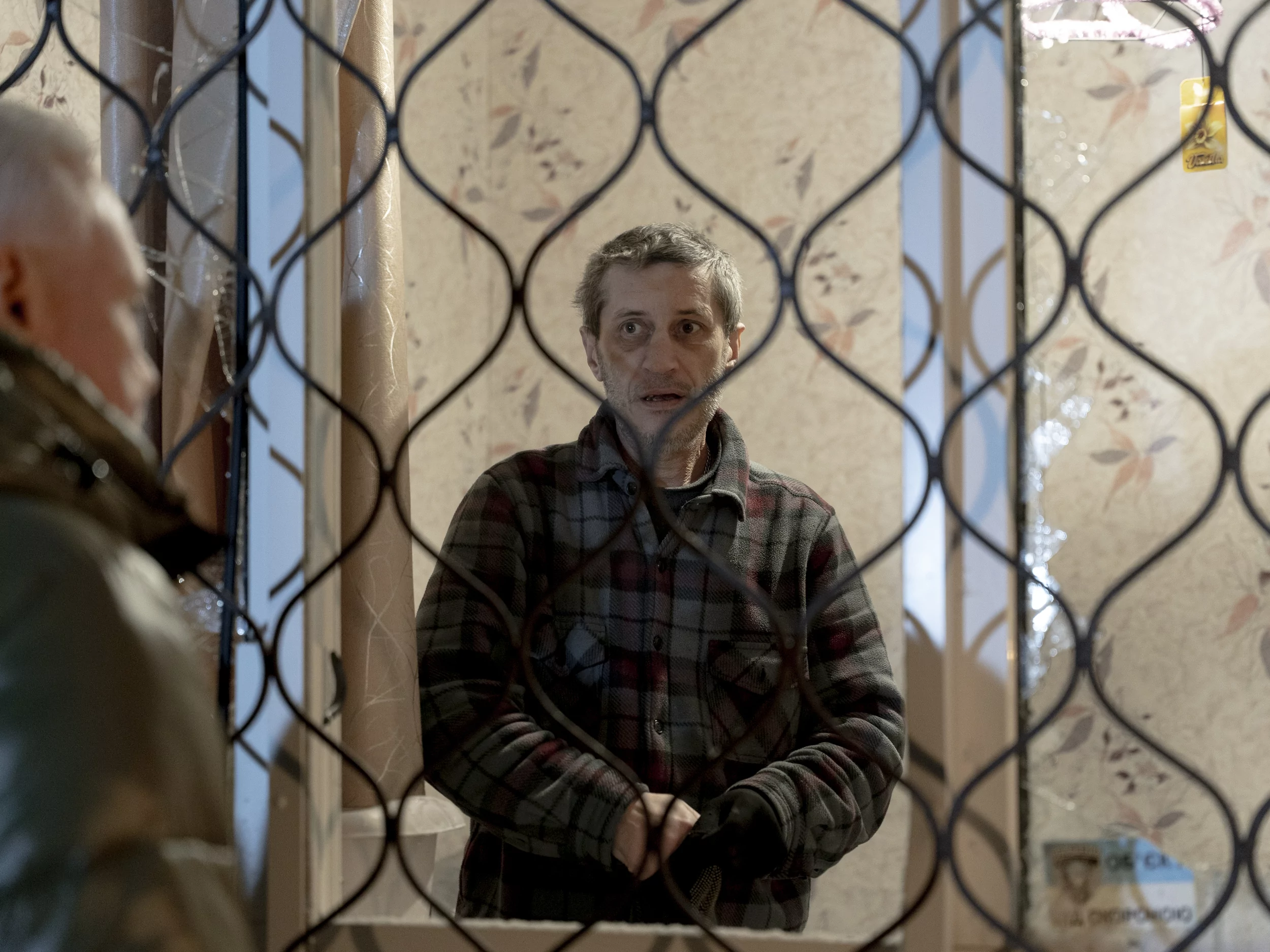 The photo of injured Kharkiv local after Russian attack on Kharkiv