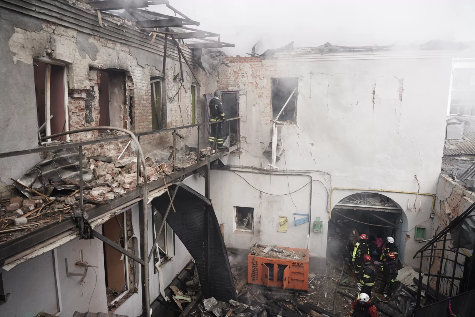 The consequences of the Russian attack on kindergarten