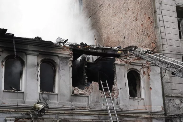 Russian troops bomb kindergartens. Here’s how mother helps her son restore sense of safety in Kharkiv