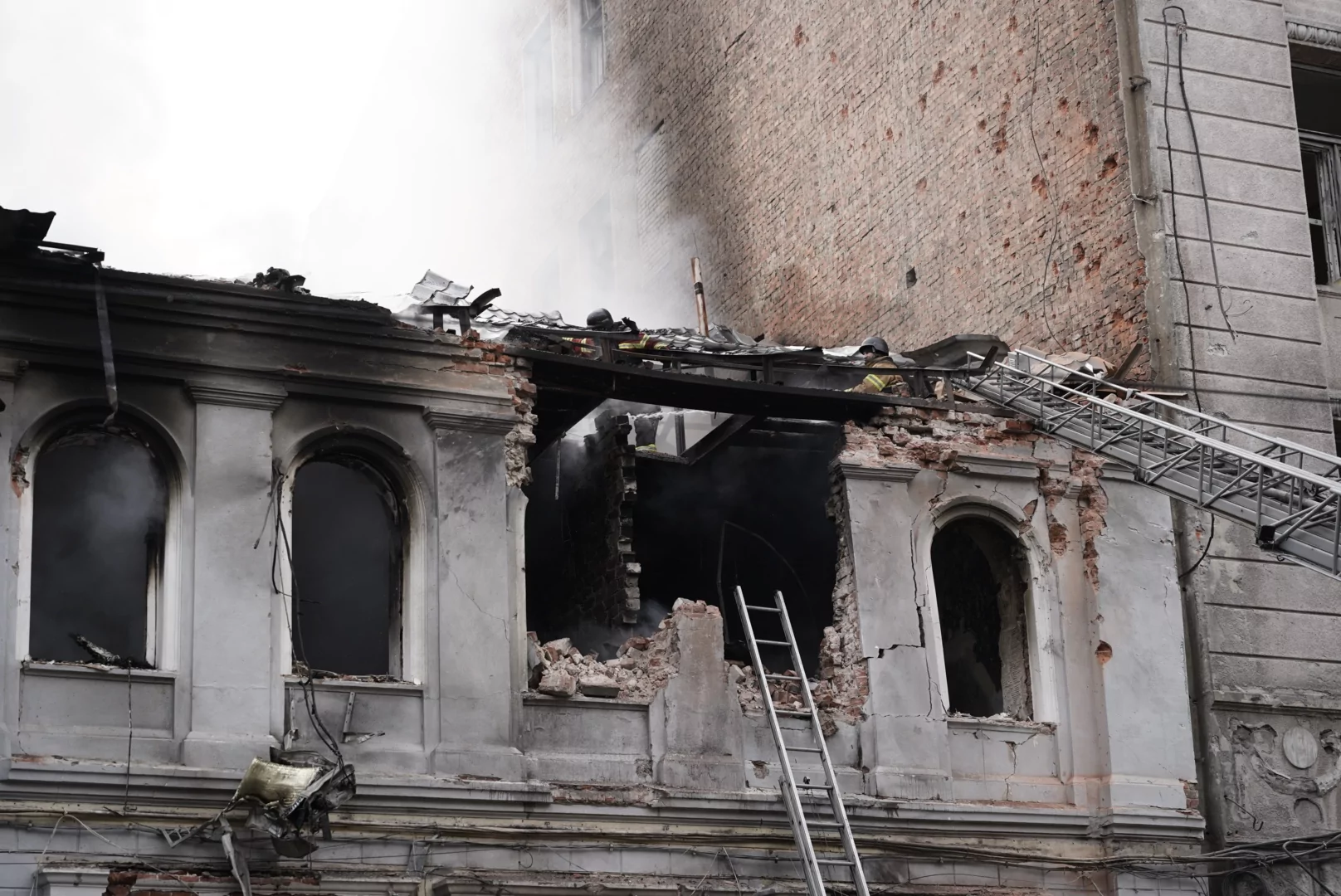 On Oct. 22, Russia launched a drone attack on private kindergarten in Kharkiv