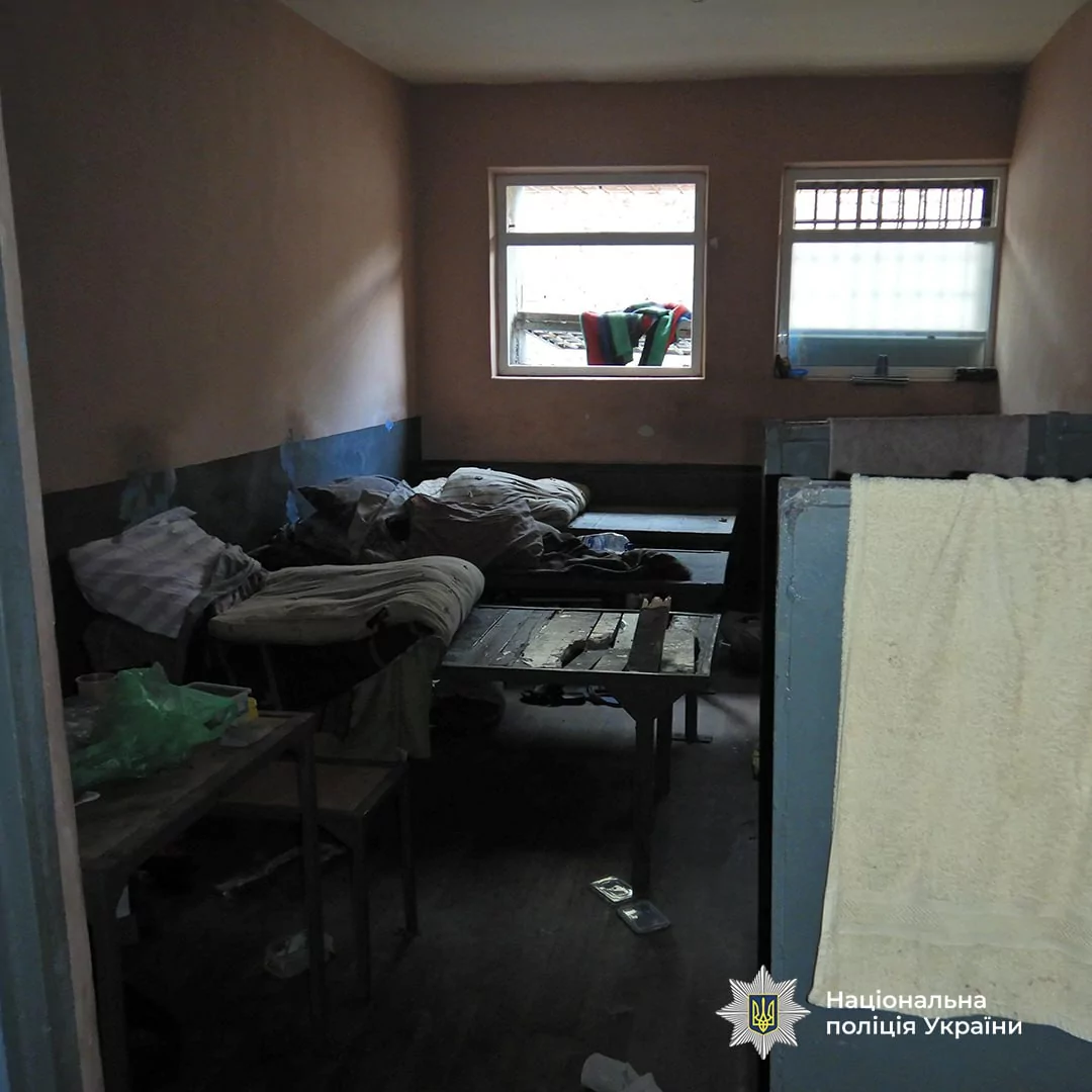 Photo of detention center organized by Russians in Kupiansk