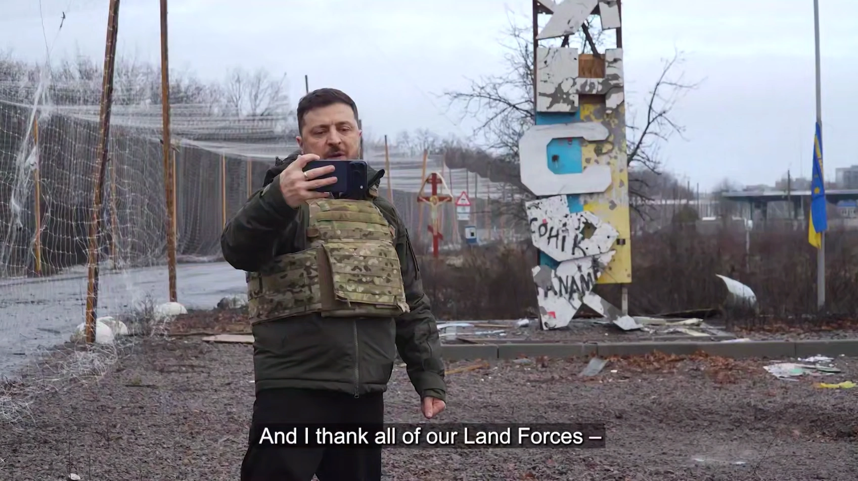 Зеленський біля стели у Куп'янську