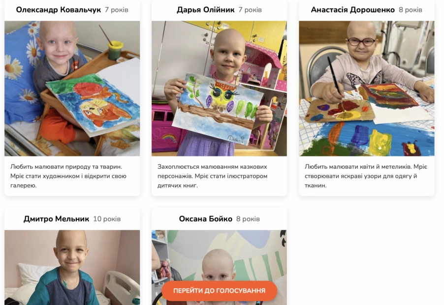 Фейк. «Проголосуйте за дитину у благодійному конкурсі»