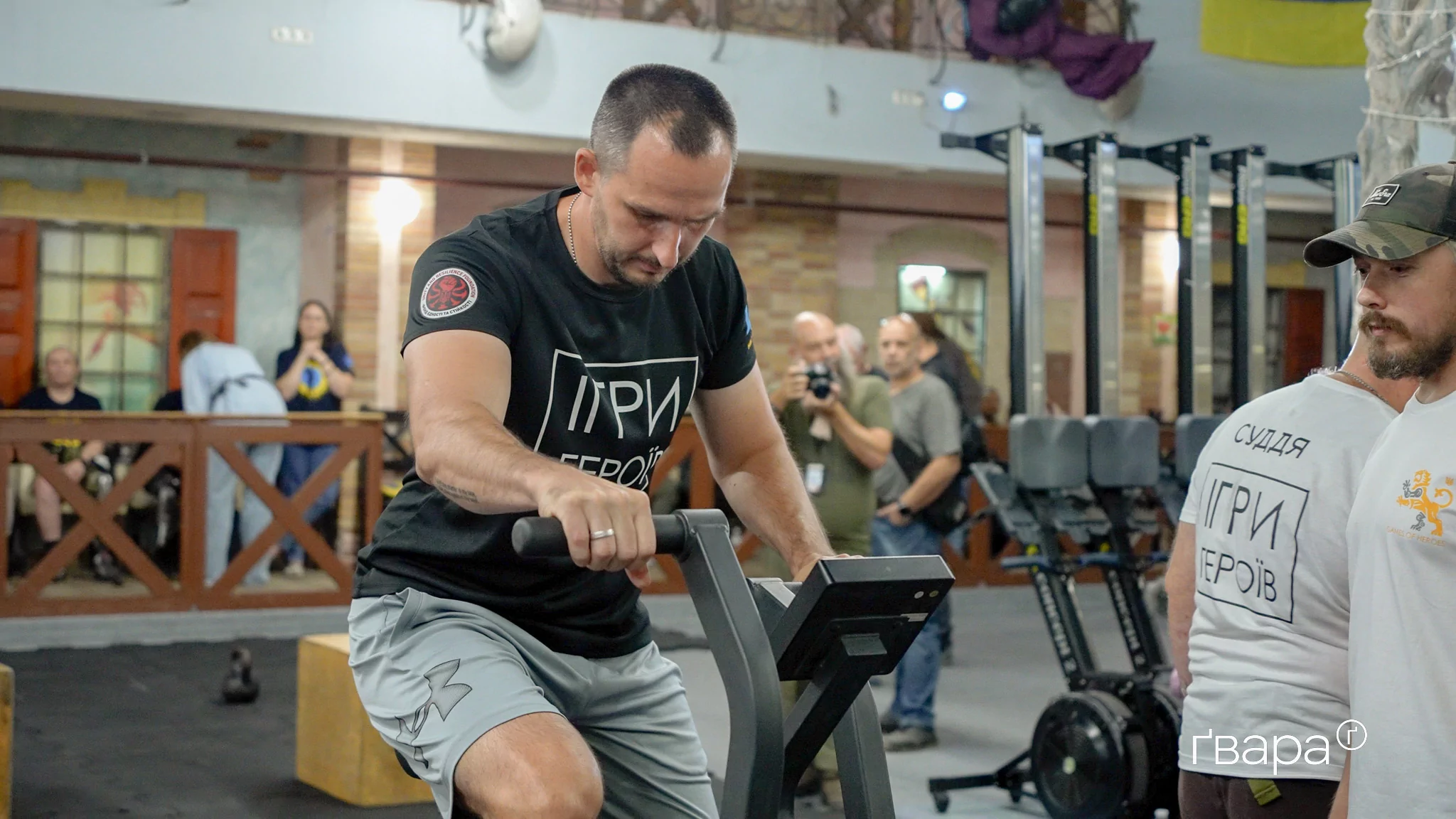 Михайло на змаганнях &laquo;Ігри Героїв&raquo;, всеукраїнські спортивні змагання серед військових, ветеранів та цивільних, які отримали поранення та ампутації, в Харкові