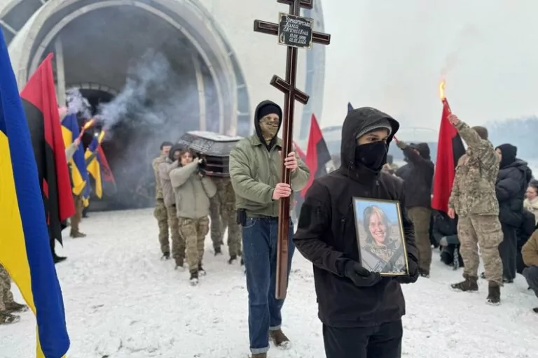 У Києві попрощалися з військовою Ланою «Саті» Чорногорською 