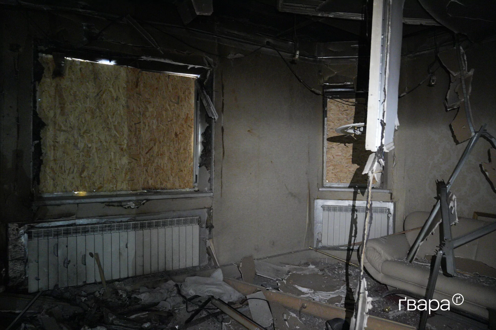 зображення до посту: Як виглядає будинок у Холодногірському районі, в який влучив російський дрон &mdash; фото