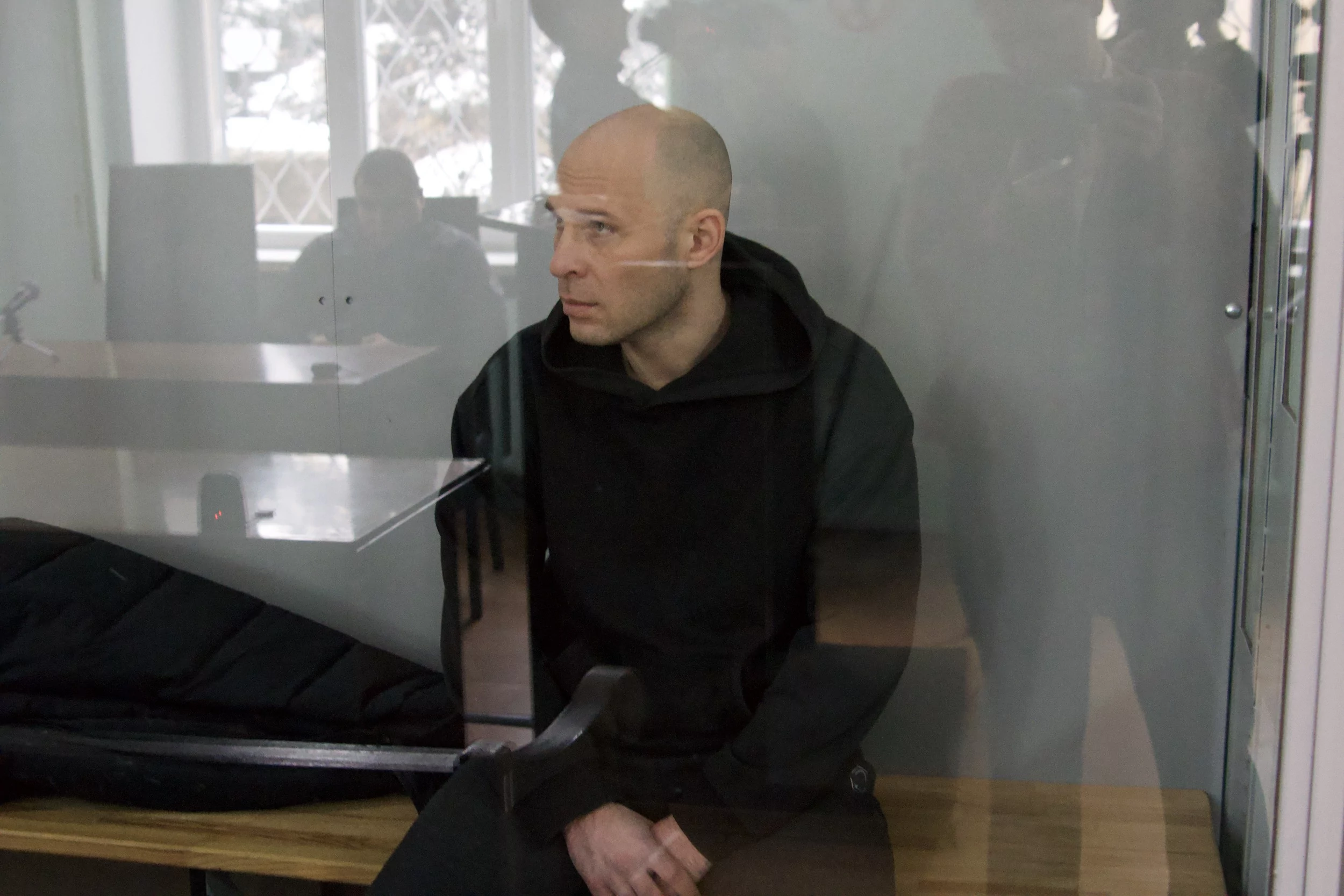 Sergey Tuzhilov during the court hearing